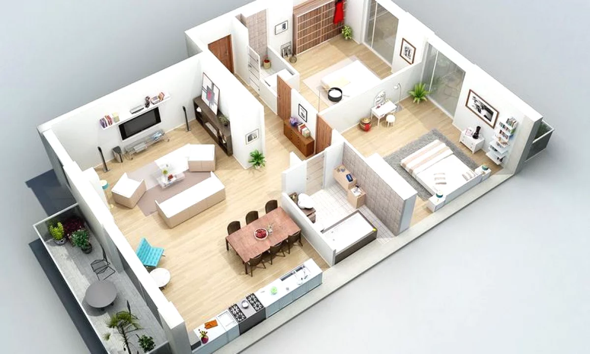 Shtepi ne shitje Apartament ne Tirane, 2+1, Mobilimi E mobiluar, Pagesa 197,000  Euro.