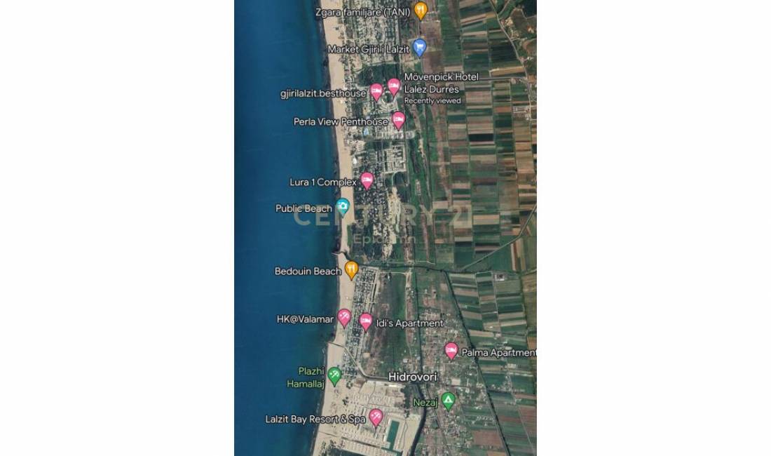 Toke per shitje ne Gjirin e Lalzit, Durres 452,800Euro | 8232 m2