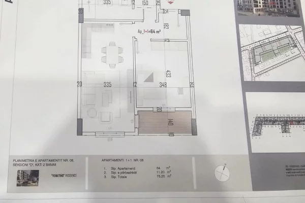 Shtepi ne shitje 1+1 ne Tirane - 57,125 Euro