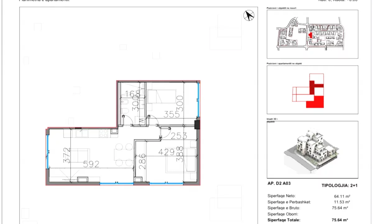 Shtepi ne shitje Apartament ne Vlore, 2+1, Mobilimi Bosh, pa mobiluar, Pagesa 211,792  Euro.