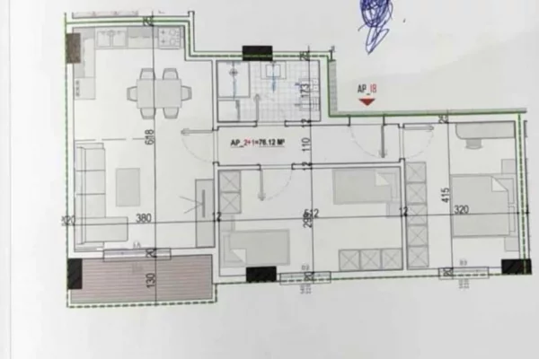 Casa in vendita 2+1 a Tirana - 68,000 Euro