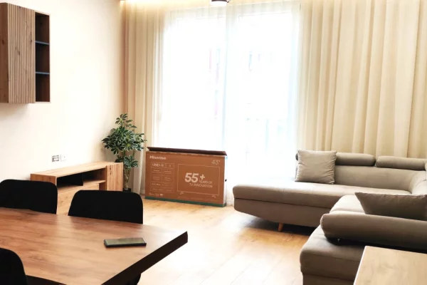 Shtepi me qera Apartament ne Tirane, 1+1, Mobilimi E mobiluar, Pagesa 70,000  Leke.