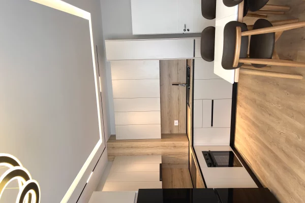 Shtepi me qera Apartament ne Tirane, 1+1, Mobilimi E mobiluar, Pagesa 55,000  Leke.