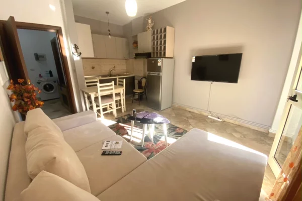 Shtepi me qera Apartament ne Tirane, 1+1, Mobilimi E mobiluar, Pagesa 60,000  Leke.