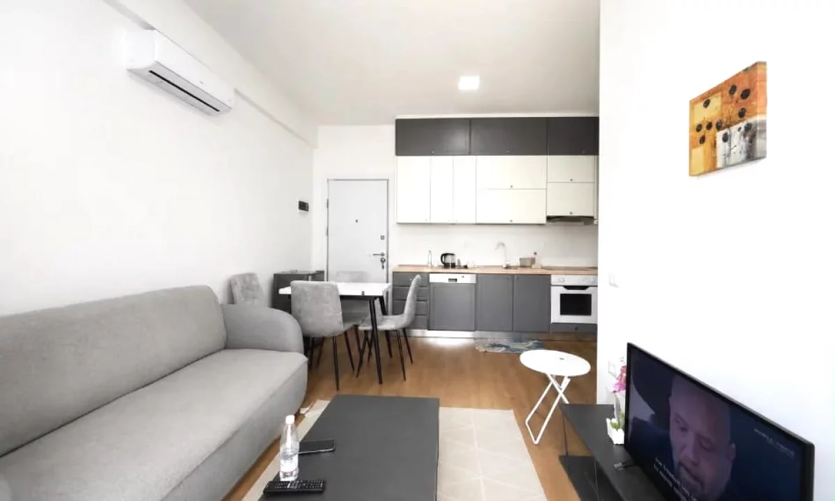 Shtepi me qera Apartament ne Tirane, 1+1, Mobilimi E mobiluar, Pagesa 40,000  Leke.