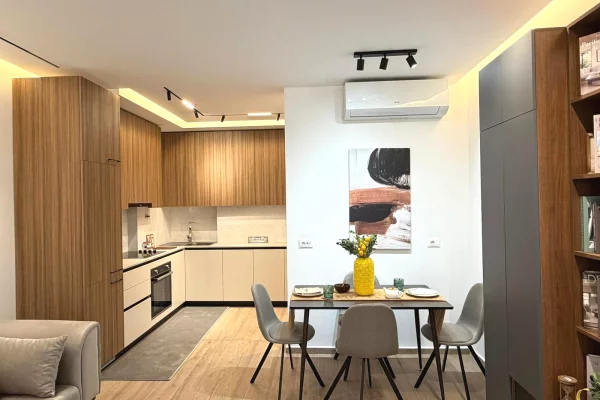 Shtepi me qera Apartament ne Tirane, 1+1, Mobilimi E mobiluar, Pagesa 70,000  Leke.