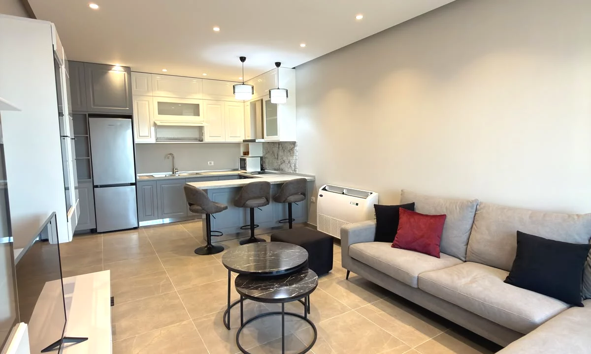 Shtepi me qera Apartament ne Tirane, 1+1, Mobilimi E mobiluar, Pagesa 65,000  Leke.