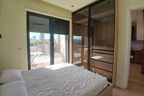Shtepi me qera Apartament ne Tirane, 1+1, Mobilimi E mobiluar, Pagesa 60,000  Leke.