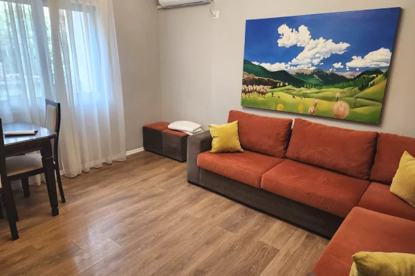 Shtepi me qera Apartament ne Tirane, 1+1, Mobilimi E mobiluar, Pagesa 60,000  Leke.
