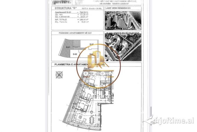 Shtepi ne shitje Apartament ne Tirane, 3+1, Mobilimi Bosh, pa mobiluar, Pagesa 744,000  Euro.