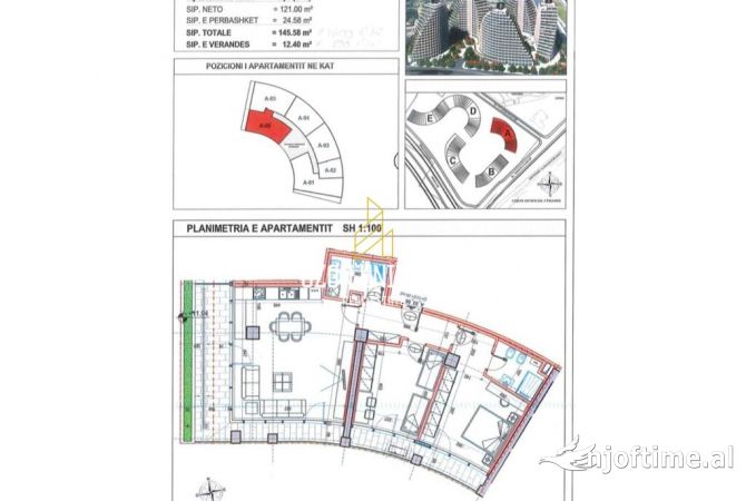 Ambiente Commerciale in Affitto 3+1 a Tirana - 1,850 Euro