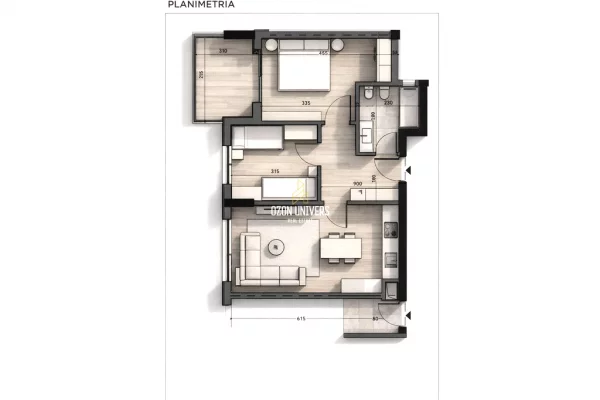 Shtepi ne shitje Apartament ne Tirane, 2+1, Mobilimi Bosh, pa mobiluar, Pagesa 120,350  Euro.