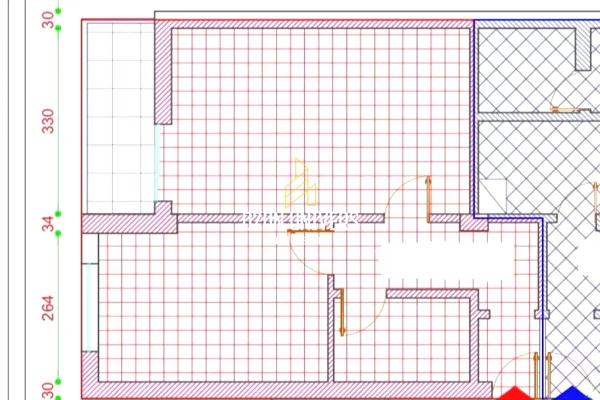 Shtepi ne shitje Apartament ne Tirane, 1+1, Mobilimi Bosh, pa mobiluar, Pagesa 117,000  Euro.