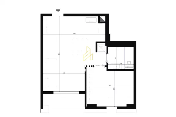 Shtepi ne shitje Apartament ne Tirane, 1+1, Mobilimi Bosh, pa mobiluar, Pagesa 135,850  Euro.