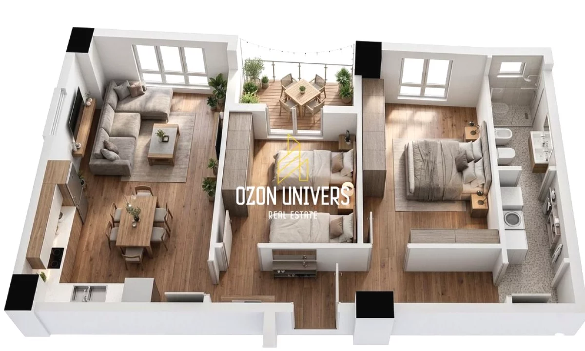 Shtepi ne shitje Apartament ne Tirane, 2+1, Mobilimi Bosh, pa mobiluar, Pagesa 125,750  Euro.