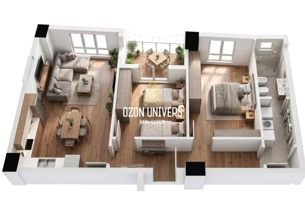 Apartament 2+1 për shitje, Paskuqan!