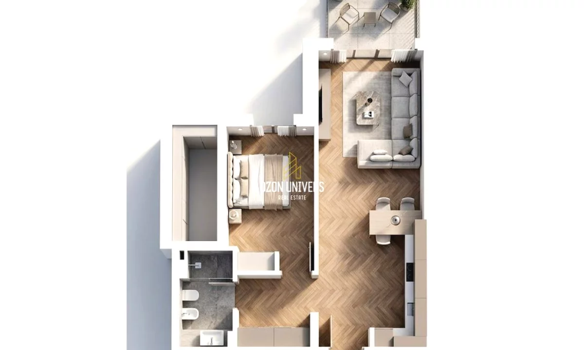 Shtepi ne shitje Apartament ne Himare, 1+1, Mobilimi Bosh, pa mobiluar, Pagesa 365,000  Euro.