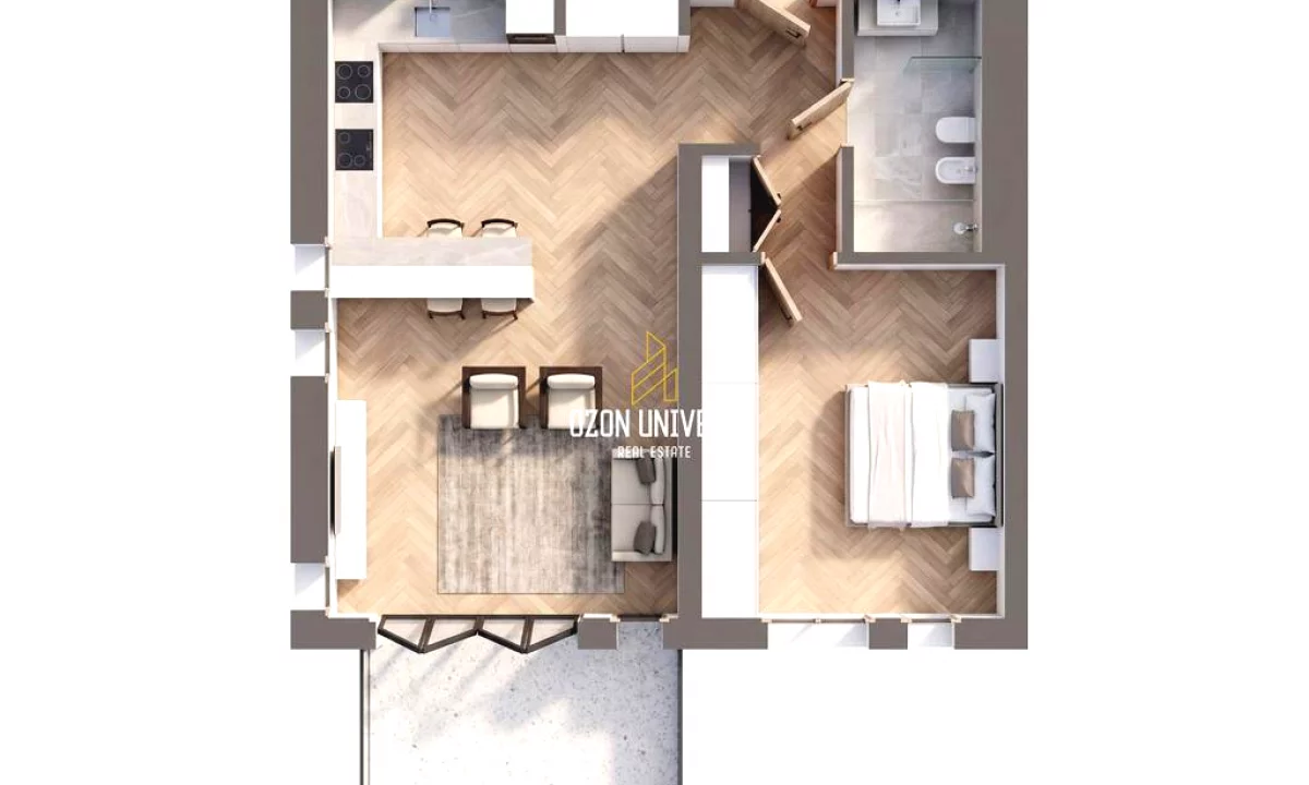 Appartamento in vendita a Himara 1+1, Vuoto