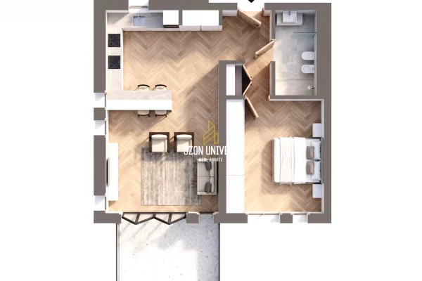 Appartamento in vendita a Himara 1+1, Vuoto