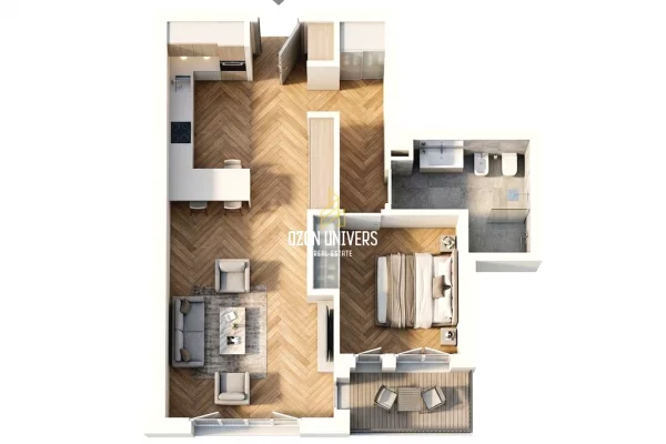 Apartament 1+1 për shitje në Green Coast 2 !