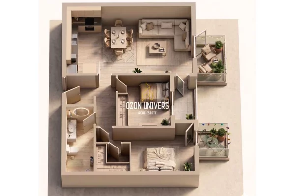 Shtepi ne shitje Apartament ne Tirane, 2+1, Mobilimi Bosh, pa mobiluar, Pagesa 158,656  Euro.