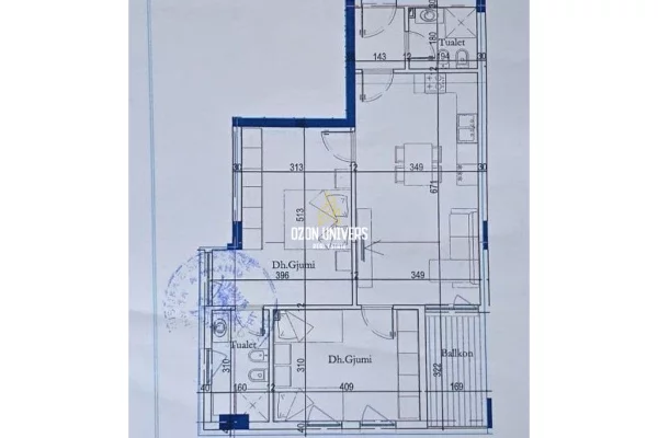 Apartment for sale in Tirana 2+1, Emty