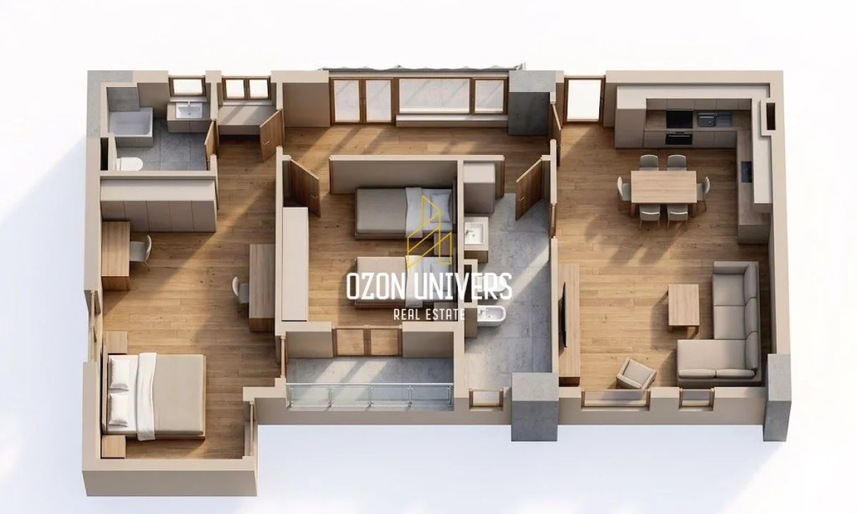 Shtepi ne shitje Apartament ne Tirane, 2+1, Mobilimi Bosh, pa mobiluar, Pagesa 109,211  Euro.