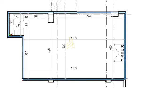Ambient biznesi per qira tek Square 21, Rruga e Kavajes!