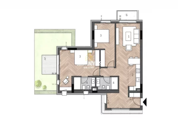 Shtepi ne shitje Apartament ne Himare, 2+1, Mobilimi Bosh, pa mobiluar, Pagesa 660,000  Euro.