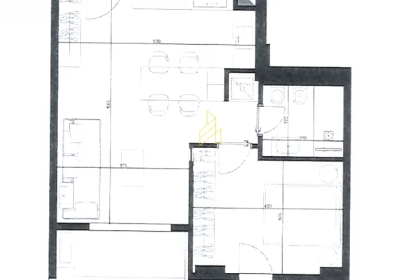 Shtepi ne shitje Apartament ne Tirane, 1+1, Mobilimi Bosh, pa mobiluar, Pagesa 135,850  Euro.
