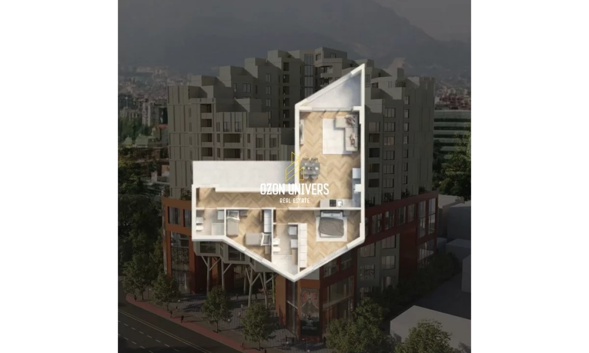Shtepi ne shitje Apartament ne Tirane, 2+1, Mobilimi Bosh, pa mobiluar, Pagesa 198,165  Euro.