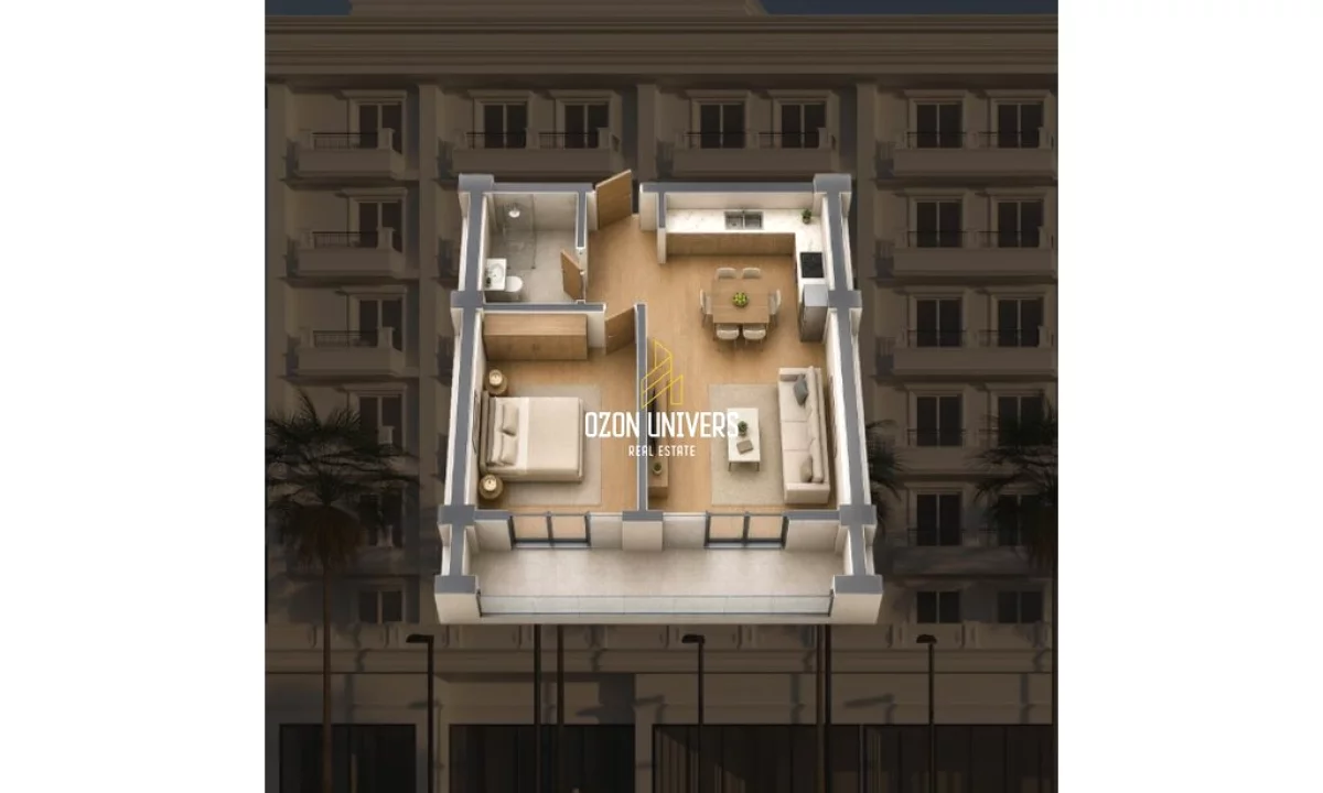 Shtepi ne shitje Apartament ne Durres, 1+1, Mobilimi Bosh, pa mobiluar, Pagesa 79,005  Euro.