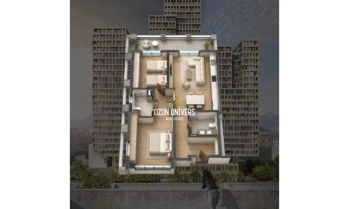 Shtepi ne shitje Apartament ne Tirane, 2+1, Mobilimi Bosh, pa mobiluar, Pagesa 303,250  Euro.