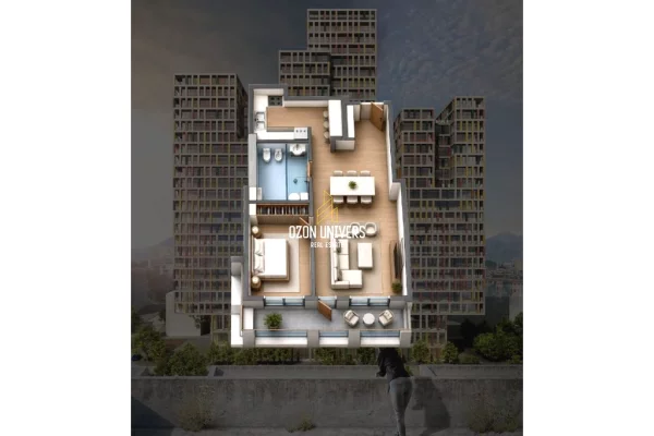 Shtepi ne shitje 1+1 ne Tirane - 278,500 Euro