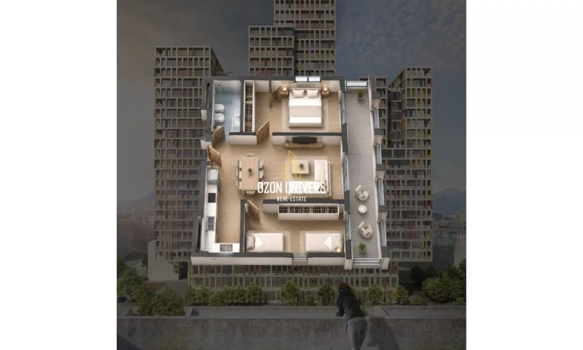 Shtepi ne shitje Apartament ne Tirane, 2+1, Mobilimi Bosh, pa mobiluar, Pagesa 252,000  Euro.