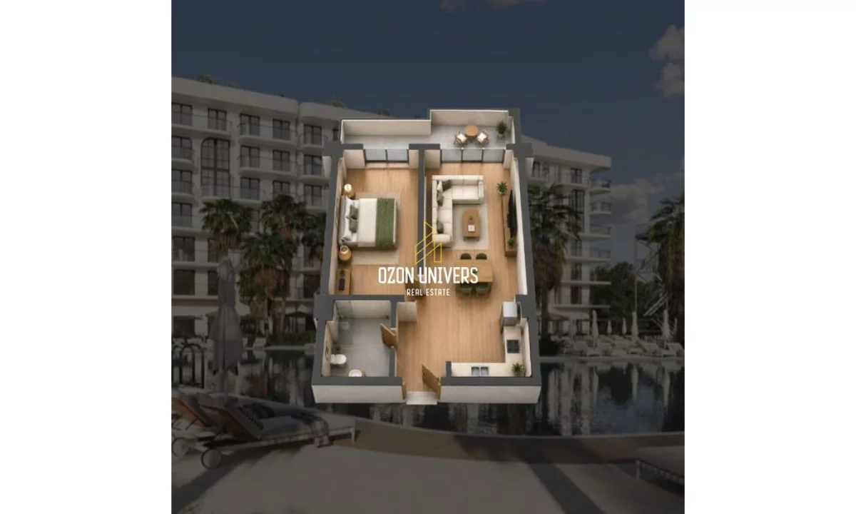 Shtepi ne shitje Apartament ne Durres, 1+1, Mobilimi Bosh, pa mobiluar, Pagesa 96,334  Euro.