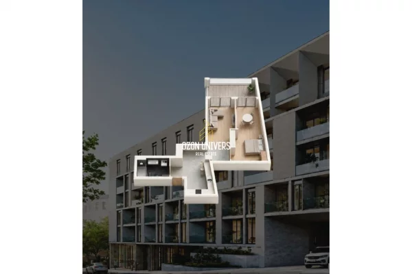 Apartament 1+1 për shitje tek Aluna 5 Residence, Paskuqan!!!