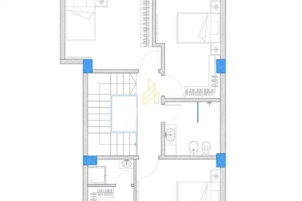 Shtepi ne shitje Duplex(shtepi me 2 kate) ne Tirane, 3+1, Mobilimi Bosh, pa mobiluar, Pagesa 195,000  Euro.