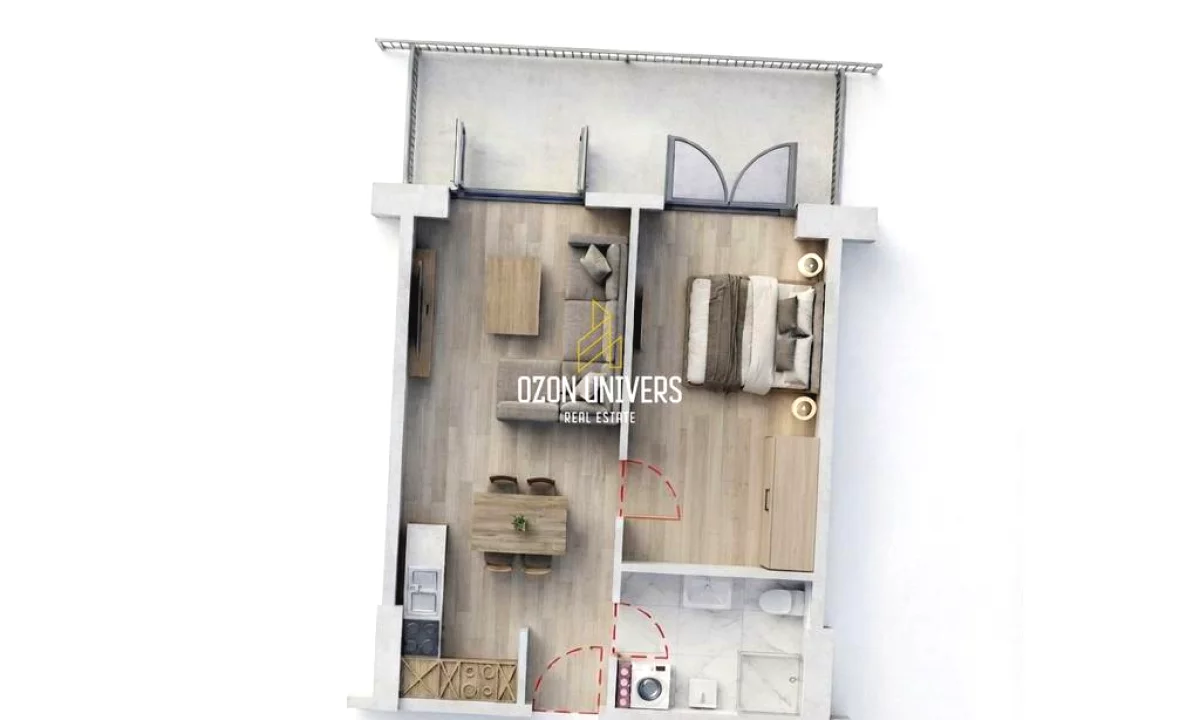 Shtepi ne shitje Apartament ne Lezhe, 1+1, Mobilimi Bosh, pa mobiluar, Pagesa 100,635  Euro.