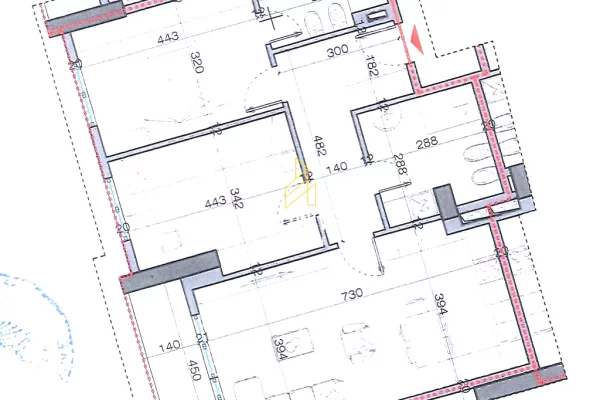 Shtepi ne shitje Apartament ne Tirane, 2+1, Mobilimi Bosh, pa mobiluar, Pagesa 155,498  Euro.