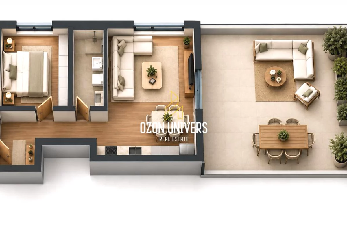 Shtepi ne shitje Apartament ne Tirane, 1+1, Mobilimi Bosh, pa mobiluar, Pagesa 13,000,000  Leke.