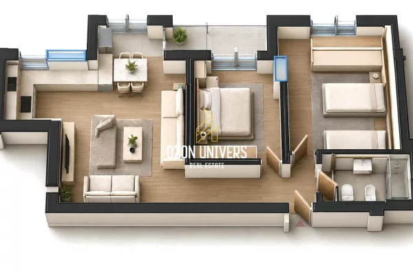 Shtepi ne shitje Apartament ne Tirane, 2+1, Mobilimi Bosh, pa mobiluar, Pagesa 17,000,000  Leke.