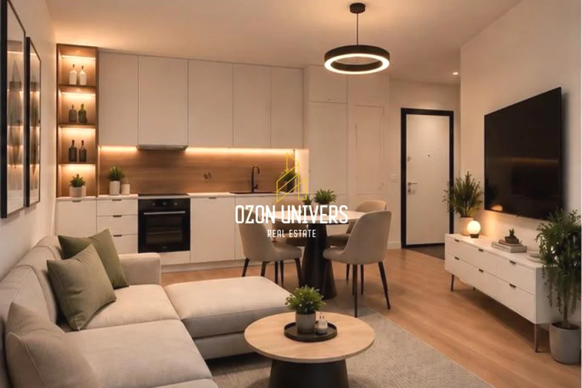 Shtepi me qera Apartament ne Tirane, 1+1, Mobilimi E mobiluar, Pagesa 80,000  Leke.