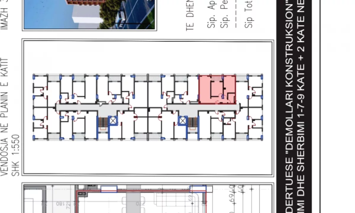 Shtepi ne shitje Apartament ne Tirane, 2+1, Mobilimi Bosh, pa mobiluar, Pagesa 8,761,500  Leke.