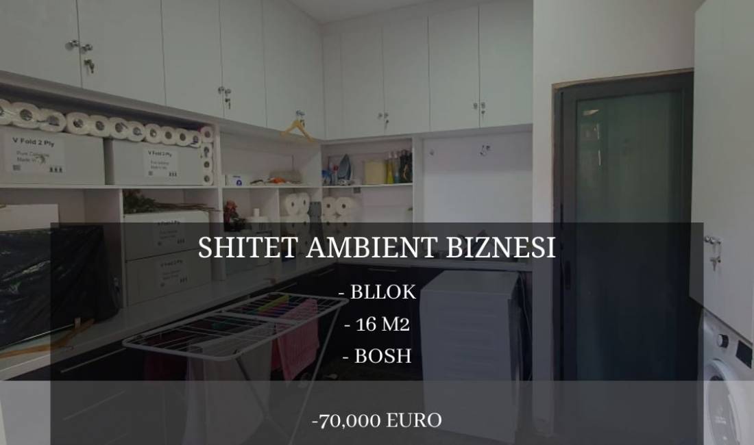 Okazion. Shitet ambient biznesi ne bllok. 