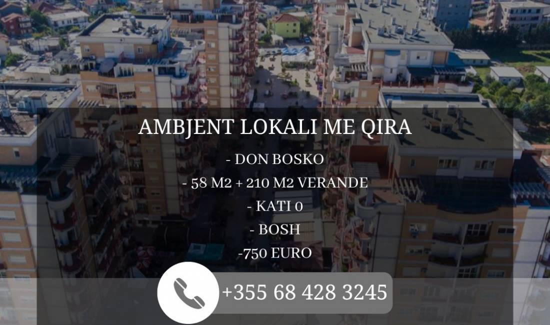 Jepet me qira super ambjent per lokal