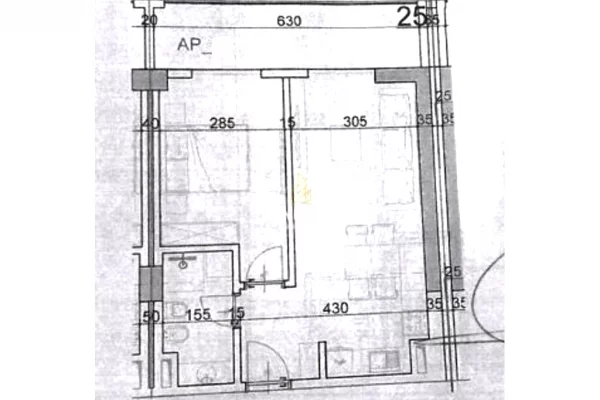 Shtepi ne shitje Apartament ne Durres, 1+1, Mobilimi Bosh, pa mobiluar, Pagesa 85,800  Euro.