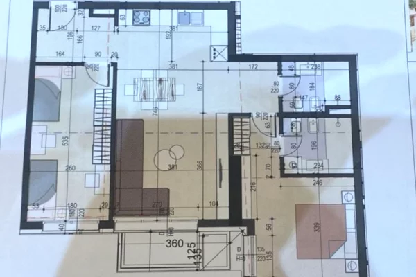 Shtepi ne shitje Apartament ne Tirane, 2+1, Mobilimi Bosh, pa mobiluar, Pagesa 155,291  Euro.