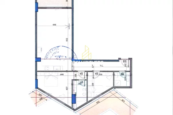 Shtepi ne shitje Apartament ne Tirane, 2+1, Mobilimi Bosh, pa mobiluar, Pagesa 228,865  Euro.