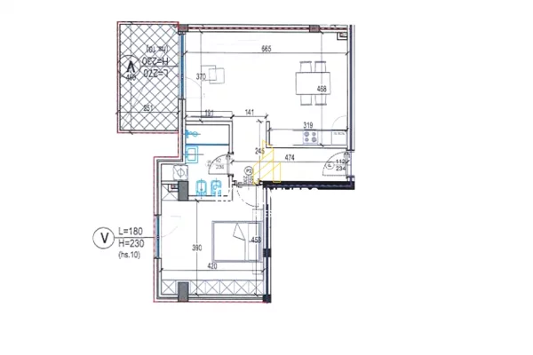Shtepi ne shitje Apartament ne Tirane, 1+1, Mobilimi Bosh, pa mobiluar, Pagesa 162,311  Euro.